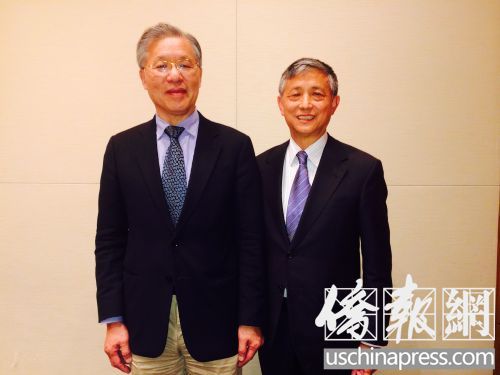 王文健博士（左）與許家杰博士（右）。
