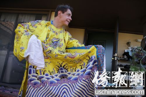 戈法的一段即興演出。(美國《僑報(bào)》/邱晨