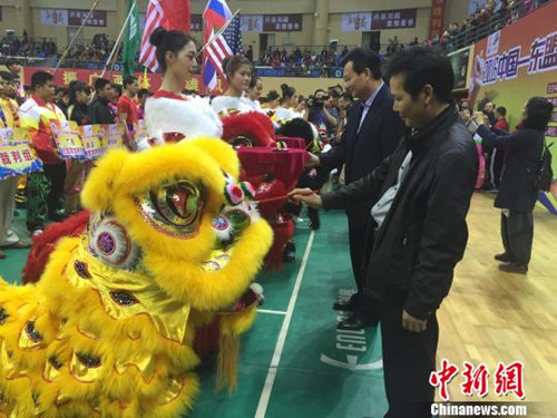 中國僑網(wǎng)點睛儀式。(陳燕 攝)