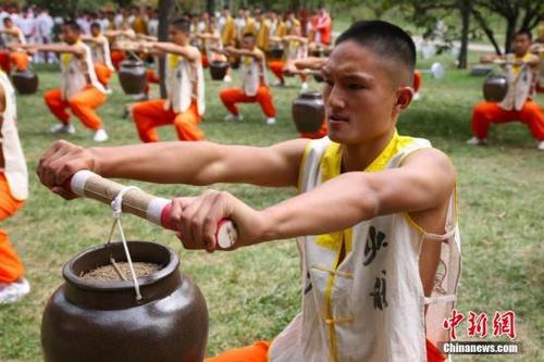 中國僑網(wǎng)資料圖 武術(shù)表演。馮威峰 攝