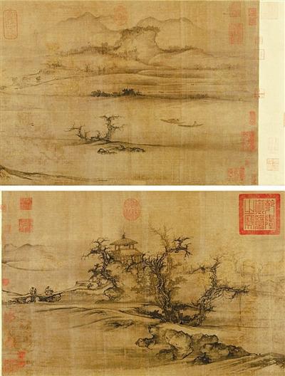 中國僑網(wǎng)顧洛阜藏宋郭熙《樹色平遠圖》