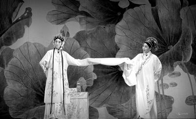 中國僑網唐亞厲(右)飾演《牡丹亭·驚夢》劇照。 唐亞厲 供圖